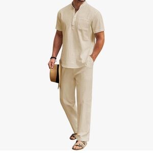 Match cotton linen set